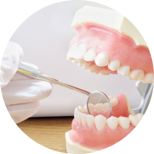 噛み合わせの検査と調整