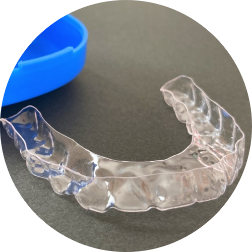 装着して歯ぎしりの防止